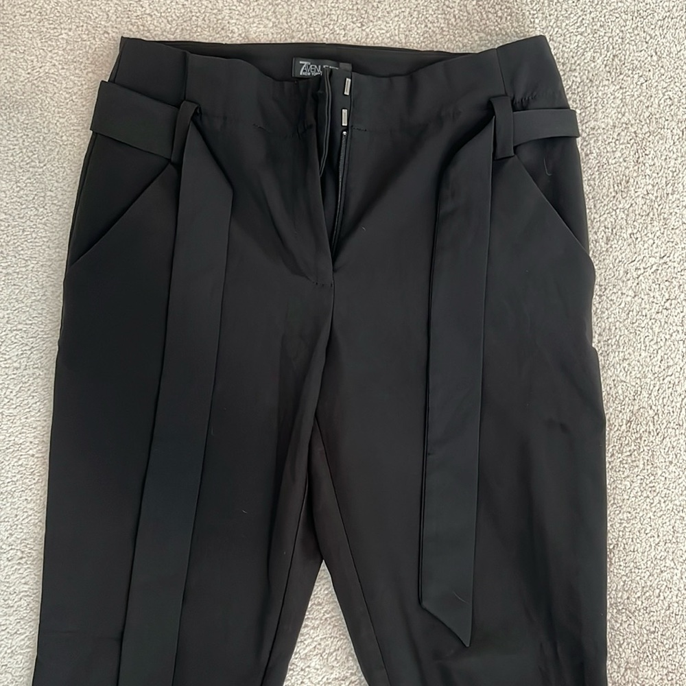 High waisted slacks with belt
